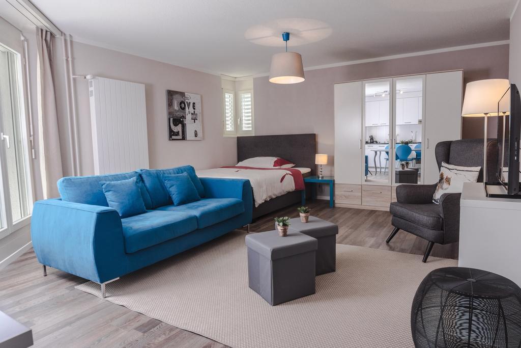 Reloc Serviced Apartments Zurich-Oerlikon Zurique Quarto foto