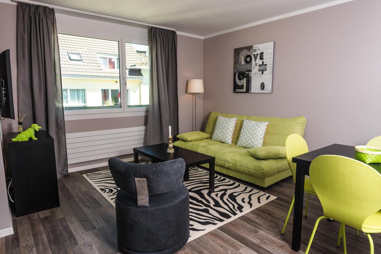 Reloc Serviced Apartments Zurich-Oerlikon Zurique Quarto foto